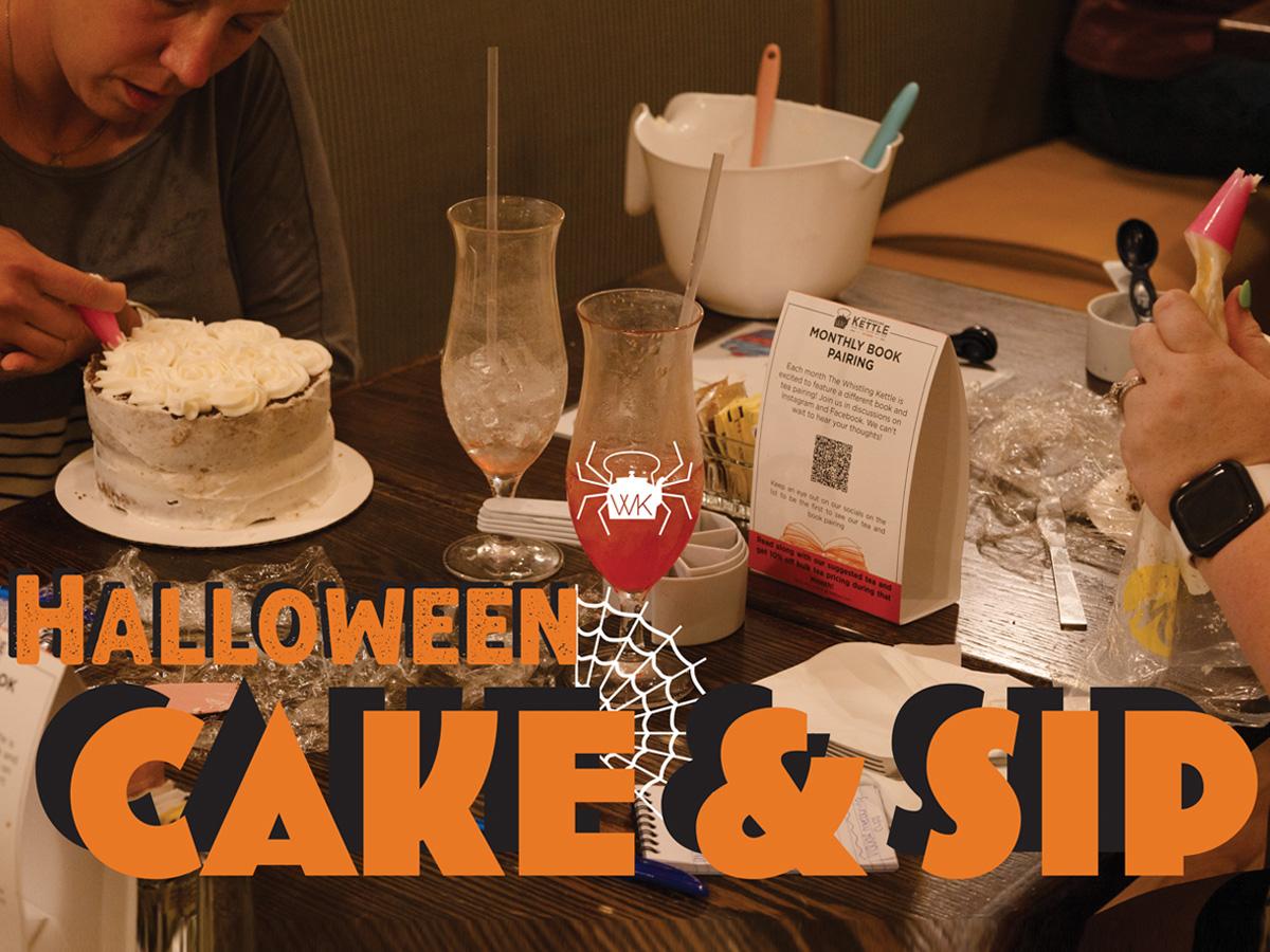 Halloween Cake and Sip